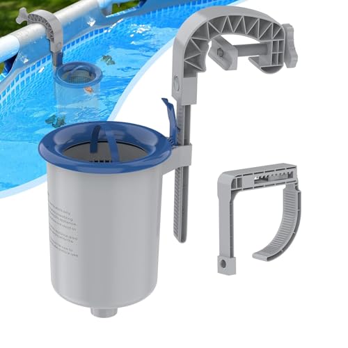 ZYHHDP Pool-Skimmer for Aufstellpools – Skimming-System Zur Wandmontage Mit Schwimmendem Korb – Ideal for Aufblasbare Pools, Rohrpools Und Pools Mit Metallrahmen von ZYHHDP