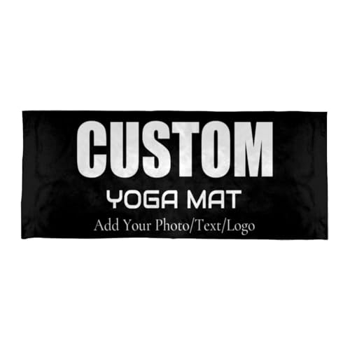 ZYHJJ Personalisierbare Yogamatte - Personalisiert Yogamatte rutschfest mit Foto Text - Fitnessmatte Pilatesmatte Trainingsmatte rutschfeste Yoga Matte - rutschfest & Robust 183x68cm von ZYHJJ