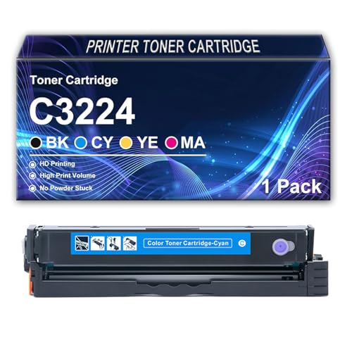 ZYHJZ C3224 Tonerkartusche Kompatibles Set für Lexmark C3224dw C3326dw MC3224adwe MC3224dwe MC3224i Drucker, High-Definition-Druckeffekt mit Chip,C-1500Pages ZYHJZ C3224 Tonerkartusche Kompatibles Set für Lexmark C3224dw C3326dw MC3224adwe MC3224dwe MC3224i Drucker, High-Definition-Druckeffekt mit Chip,C-1500Pages von ZYHJZ