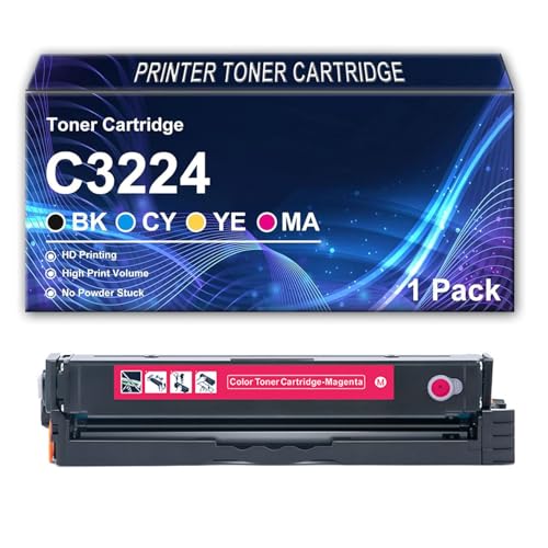 ZYHJZ C3224 Tonerkartusche Kompatibles Set für Lexmark C3224dw C3326dw MC3224adwe MC3224dwe MC3224i Drucker, High-Definition-Druckeffekt mit Chip,M-1500Pages ZYHJZ C3224 Tonerkartusche Kompatibles Set für Lexmark C3224dw C3326dw MC3224adwe MC3224dwe MC3224i Drucker, High-Definition-Druckeffekt mit Chip,M-1500Pages von ZYHJZ