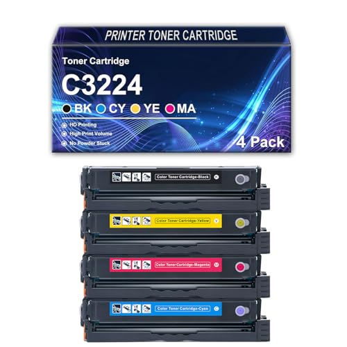ZYHJZ C3224 Tonerkartusche Kompatibles Set für Lexmark C3224dw C3326dw MC3224adwe MC3224dwe MC3224i Drucker, High-Definition-Druckeffekt mit Chip,Set-1500Pages ZYHJZ C3224 Tonerkartusche Kompatibles Set für Lexmark C3224dw C3326dw MC3224adwe MC3224dwe MC3224i Drucker, High-Definition-Druckeffekt mit Chip,Set-1500Pages von ZYHJZ
