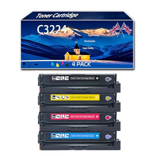 ZYHJZ C3224 Tonerkartusche kompatibel für Lexmark C3224 C3326 C3426 MC3224 MC3326 MC3426 Drucker, High-Definition-Druckeffekt mit Chip,Set-1500Pages ZYHJZ C3224 Tonerkartusche kompatibel für Lexmark C3224 C3326 C3426 MC3224 MC3326 MC3426 Drucker, High-Definition-Druckeffekt mit Chip,Set-1500Pages von ZYHJZ