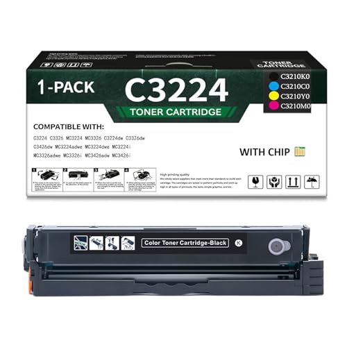 ZYHJZ Kompatibles Tonerkartuschen-Set für Lexmark C3224dw C3326dw C3426dw MC3224dwe MC3224i MC3326adwe MC3326i MC3426adw Drucker mit Chip,BK-1500Pages ZYHJZ Kompatibles Tonerkartuschen-Set für Lexmark C3224dw C3326dw C3426dw MC3224dwe MC3224i MC3326adwe MC3326i MC3426adw Drucker mit Chip,BK-1500Pages von ZYHJZ