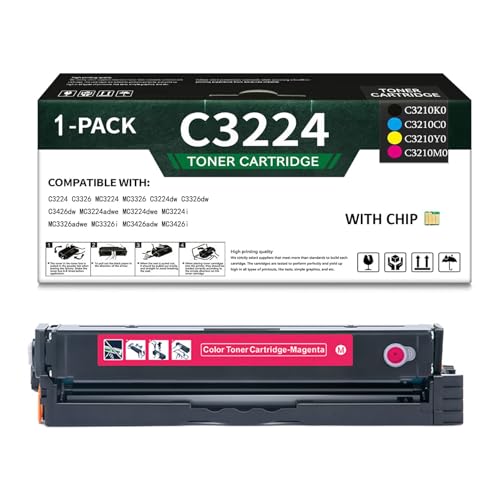 ZYHJZ Kompatibles Tonerkartuschen-Set für Lexmark C3224dw C3326dw C3426dw MC3224dwe MC3224i MC3326adwe MC3326i MC3426adw Drucker mit Chip,M-1500Pages ZYHJZ Kompatibles Tonerkartuschen-Set für Lexmark C3224dw C3326dw C3426dw MC3224dwe MC3224i MC3326adwe MC3326i MC3426adw Drucker mit Chip,M-1500Pages von ZYHJZ