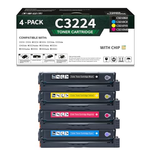ZYHJZ Kompatibles Tonerkartuschen-Set für Lexmark C3224dw C3326dw C3426dw MC3224dwe MC3224i MC3326adwe MC3326i MC3426adw Drucker mit Chip,Set-1500Pages ZYHJZ Kompatibles Tonerkartuschen-Set für Lexmark C3224dw C3326dw C3426dw MC3224dwe MC3224i MC3326adwe MC3326i MC3426adw Drucker mit Chip,Set-1500Pages von ZYHJZ