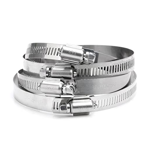 ZYHNYTAO 10 teile/los Schraube Schneckengetriebe Schlauch Klemme, 304 Edelstahl Schlauch Hoop Rohr Klemmen Clip von ZYHNYTAO