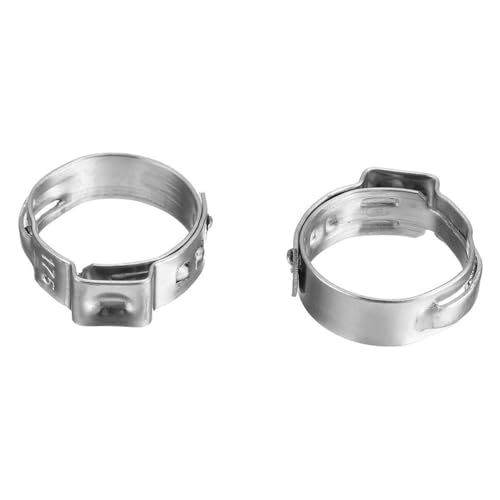 ZYHNYTAO 10 teile/los rohr klemme 6,5mm bis 21mm Edelstahl 304 Einzigen Ohr Schlauch Schellen Einzel 24 arten größe von ZYHNYTAO