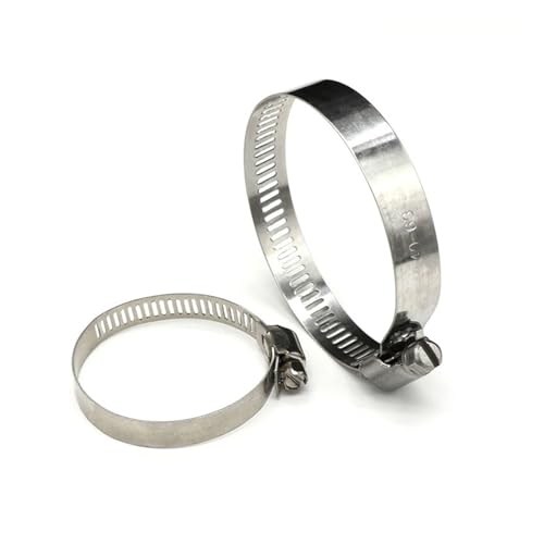 ZYHNYTAO 5 Stück 8 mm ~ 120 mm Edelstahl-Antriebsschlauchschellen, verstellbar, Tri-Getriebe-Schneckengetriebe, Kraftstoffschlauch, Wasserleitung, feste Klemme, Federkrämpfe ZYHNYTAO 5 Stück 8 mm ~ 120 mm Edelstahl-Antriebsschlauchschellen, verstellbar, Tri-Getriebe-Schneckengetriebe, Kraftstoffschlauch, Wasserleitung, feste Klemme, Federkrämpfe von ZYHNYTAO