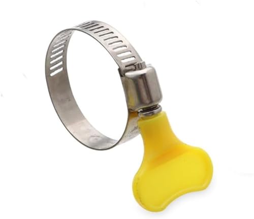 ZYHNYTAO 5 Stück Edelstahl-Schellen mit Griff, Schlauchschelle, T-Bolzen, kreisförmige Luft-/Wasserleitung, Kraftstoffschlauch-Clips von Wasserleitungsbefestigungen, Schellen von ZYHNYTAO