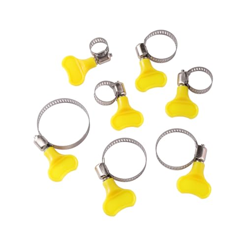 ZYHNYTAO 8~38mm Edelstahl-Antriebsschlauchklemme Einstellbare Rohrbefestigungsschnallen Gartenbewässerungsrohr-Verbindungsverschluss Fester Clip von ZYHNYTAO