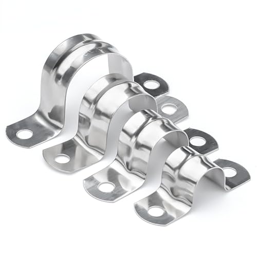 ZYHNYTAO M5 M8 M10 M12 -M200 304 Edelstahl Pferderückenschellen Klemmsattel U-förmige Rohrschellen Wasserrohrschellen Drahtclips Fixer von ZYHNYTAO