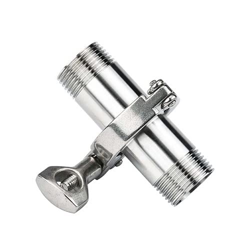 ZYHNYTAO Tri-Clamp-Abdeckung Gewinde Ferrule Adapter Edelstahl SS304 mit Sillicon Dichtung Rohr Fitting Edelstahl Sanitär Rohr Armaturen Kit von ZYHNYTAO