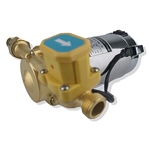 ZYIY 150W Automatische Booster-Pumpe 230V / 50Hz ¾ "× ½" Leistung 25L/min Wasserpumpe Booster-Pumpe mit Automatischem Durchflussschalter 15m / 49ft für Home Shower System von ZYIY
