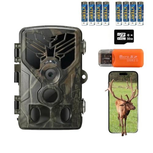 ZYJDGNNY Sensationelle Jagdkamera 4K 60MP mit Nachtsicht, wasserdicht IP66 und erweiterbarer Speicher bis zu 512 GB - Erfassen Sie jeden Moment mit unglaublichen Details von ZYJDGNNY