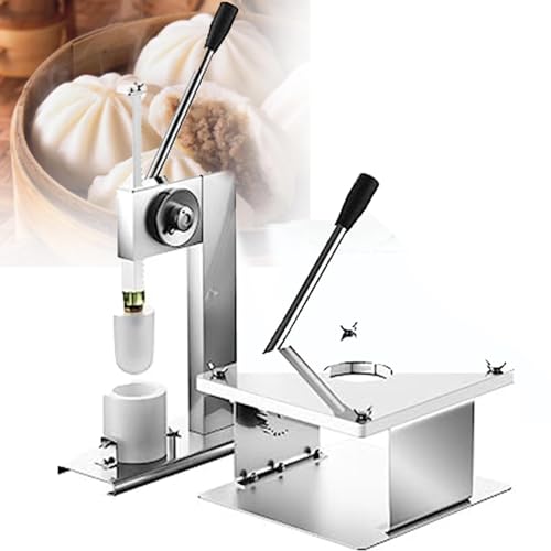 ZYJIX Baozi-Maker, Halbautomatische Brötchenmaschine, Chinesische Bao-Form Aus Stahl, DIY-gebäck-Pie-dampfbrötchen-knödel-Maker-Form, Kochwerkzeug-Sets(Color:Groß) von ZYJIX