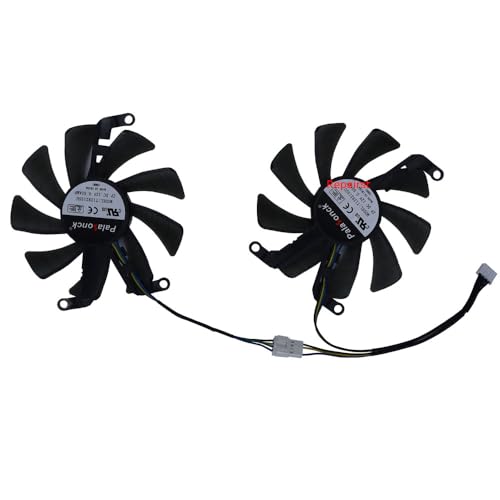 ZYJOZMD 2 Stück T129215SU, Grafikkartenlüfter, GPU-Kühler für KFA2 RTX 2060 1-Click OC für GTX 1660 Ti FY09015M12LPA von ZYJOZMD