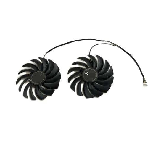 ZYJOZMD 2-teiliger GPU-Grafikkühler, PLD10010S12HH, Grafikkartenlüfter für MSI RX 5700 XT 5700XT für Gaming X für RX5700XT für Gaming-X ZYJOZMD 2-teiliger GPU-Grafikkühler, PLD10010S12HH, Grafikkartenlüfter für MSI RX 5700 XT 5700XT für Gaming X für RX5700XT für Gaming-X von ZYJOZMD
