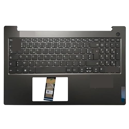 ZYJOZMD FÜR Lenovo V15 G2-ITL ALC IJL G3 IAP Laptop LCD Back Cover US/UK/Französisch/Spanisch Tastatur Palmrest 5CB1B96446 AP21S000400(Glossy French) von ZYJOZMD