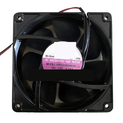ZYJOZMD Für Bi-Sonic BP1203824H-03 DC 24V 0,80 A 120x120x38mm 2-Draht Server Lüfter von ZYJOZMD