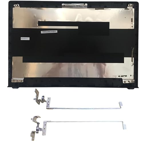 ZYJOZMD Für Lenovo G500 G505 G510 G590 Untere Gehäuseabdeckung/Laptop-Gehäuserückseite Tür schwarz LCD-Scharniere(A Shell and Hinges) von ZYJOZMD