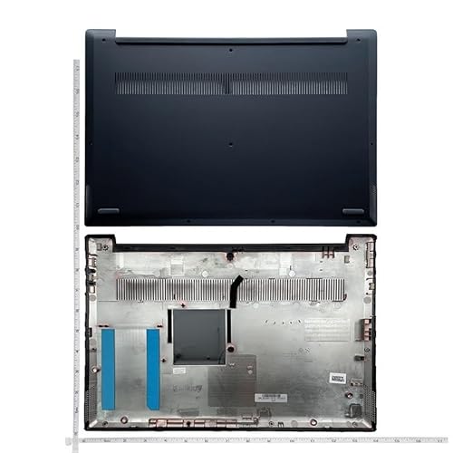 ZYJOZMD Für Lenovo für XiaoXin-15 2019 Ideapad S340-15 S340-15IWL S340-15API S340-15IIL Laptop LCD Back Cover Lünette Palmrest Bottom Fall(D Cover Black) von ZYJOZMD