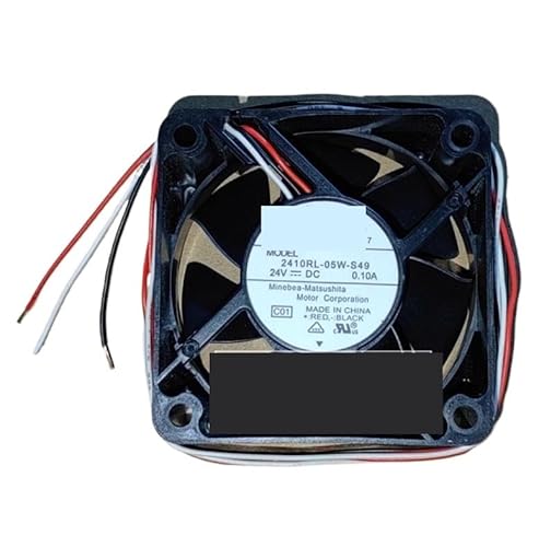 ZYJOZMD Für NMB 2410RL-05W-S49 DC 24V 0,10 A 60x60x25mm 3-Draht Server Lüfter von ZYJOZMD