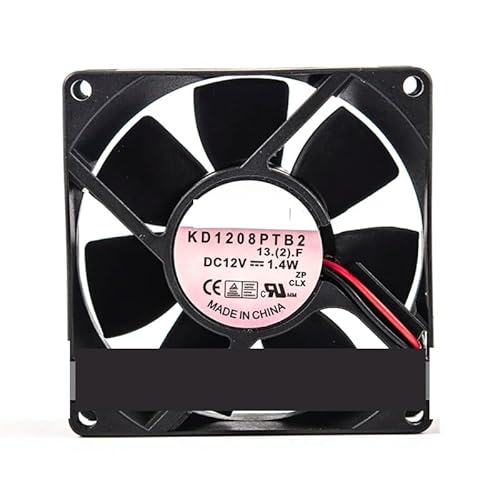 ZYJOZMD Für SUNON KD1208PTB2 DC 12V 1,4 W 80x80x25mm 2-Draht Server Lüfter von ZYJOZMD