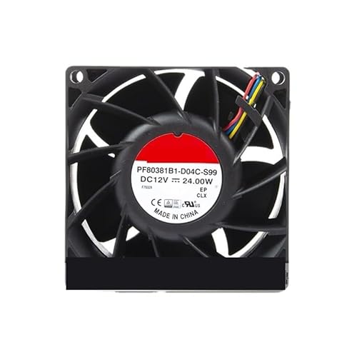 ZYJOZMD Für SUNON PF80381B1-D04C-S99 DC 12V 24,00 W 80x80x38mm 4-Draht Server Lüfter von ZYJOZMD