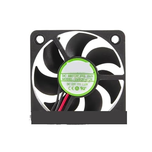 ZYJOZMD Für Young LIN DFB501012H DC 12V 1,6 W 50x50x10mm 2-Draht Server Lüfter von ZYJOZMD
