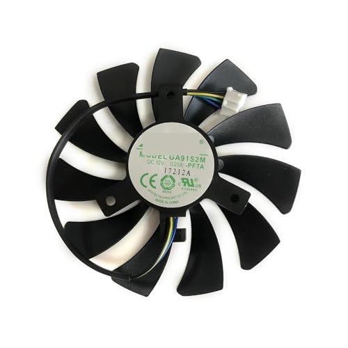 ZYJOZMD HA9010H12F-Z,Video VGA Karte Fan,GPU Grafiken Kühler Für MSI für GeForce für GTX 1060 für AERO für ITX 3G 6G OC GA91S2M(GA91S2M) von ZYJOZMD