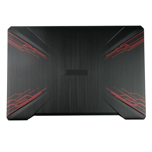 ZYJOZMD Laptop LCD Back Cover für ASUS für TUF für Gaming FX504 FX504G GM FX504GE FX504GD FX80 FX80G Pc Notebook Front Lünette 90NR00I2-R7A010(Red Texture A Cover) von ZYJOZMD