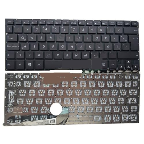 ZYJOZMD UX430 Latein Spanisch Beleuchtete Tastatur für ASUS für Laptop für ZenBook UX430U UX430UA UX430UQ UX430UN Notebook Tastaturen 2627LA00(Latin No Backlight) von ZYJOZMD