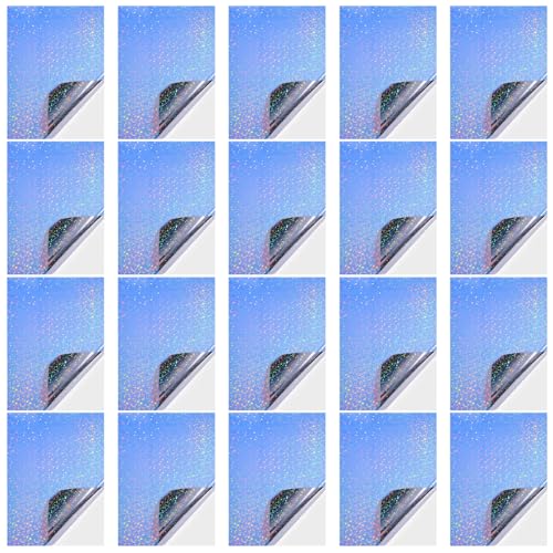20 Blatt/Set Selbstklebendes Papier Holographics Aufkleber Papier A 4 Größe Film Bedruckbare Vinyls Aufkleber Papier von ZYKEJJDDAK