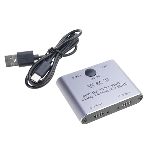 8K USB C KVM Switcher Bidirektional USB C Switcher Für 2PC Easy 1 Taste Schalter 2 In 1out & 2 In 1out 3440 X 1440 8K USB C KVM Switcher Bidirektional USB C Switcher Für 2PC Easy 1 Taste Schalter 2 In 1out & 2 In 1out 3440 X 1440 von ZYKEJJDDAK