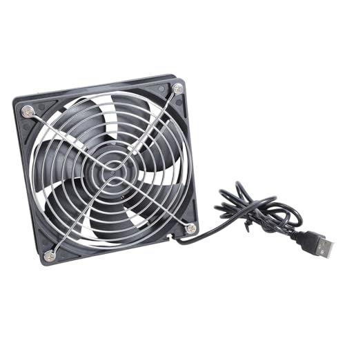 Hocheffizienter 12 cm Luftkanalventilator mit USB-Kabel für 3D-Drucker-Gehäuse, Kühlung und Entfernung von ZYKEJJDDAK