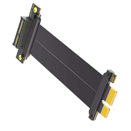 PCIE4.0 1 x Verlängerungskabel 90 Grad auf 180 Grad Grafikkarten-Extender Desktop Computer Motherboard Adapter PCIE4.0 1 x Verlängerungskabel 90 Grad auf 180 Grad Grafikkarten-Extender Desktop Computer Motherboard Adapter von ZYKEJJDDAK