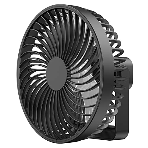 ZYKEJJDDAK 2000 mAh Timing Deckenventilator USB wiederaufladbar 16,5 cm Baldachin Ventilator mit Haken für Outdoor-Aktivitäten Wandern Klettern Baldachin Ventilator Hängend Outdoor Wiederaufladbar von ZYKEJJDDAK