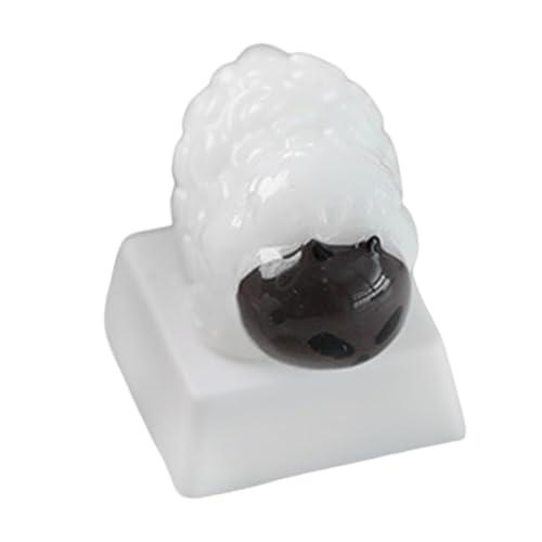 ZYKEJJDDAK 3D Cartoon Lammschlüsselcap Mit Durchscheinend Basis Für Mechanische Tastaturdekoration 1PC von ZYKEJJDDAK