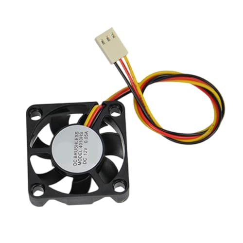 ZYKEJJDDAK 4010 40x40x10 3Pin 3 Draht 12 V Bürstenlosen Kühlventilator Für Kleine Elektronische Geräteluftströme von ZYKEJJDDAK