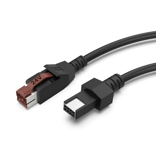 ZYKEJJDDAK Barcode Scan Waffen Leitung 24V Netzteil POS Anschlüsse Für Drucker Scan Waffenzubehör von ZYKEJJDDAK