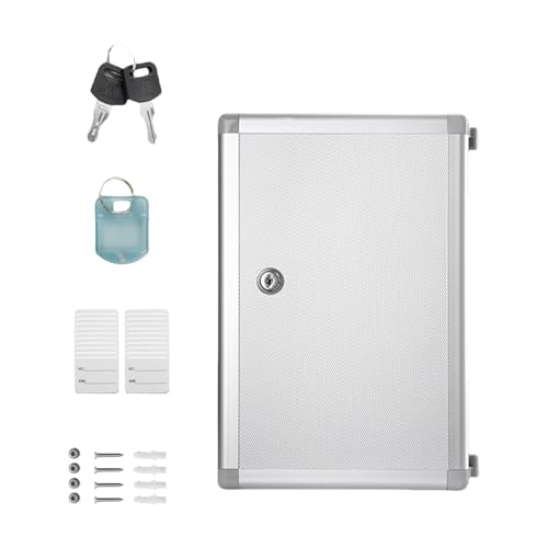 ZYKEJJDDAK Doppelseitige Organizer-Box mit Wandmontage, praktische Metallmaterialien für Wohnungsparkplatz von ZYKEJJDDAK