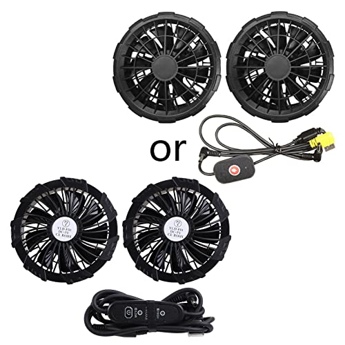 ZYKEJJDDAK Herren Outdoor-Mantel USB Elektrischer Ventilator Kühljacken Herren Klimaanlage Ventilator Kleidung USB Hitzschlag Jacken USB Elektrischer Ventilator von ZYKEJJDDAK