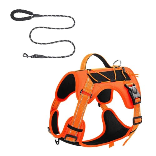 ZYKEJJDDAK Hundeweste Verstellbares Trainingsgeschirr zum Laufen & Schwimmen für kleine bis große Hunde Weste Geschirr von ZYKEJJDDAK