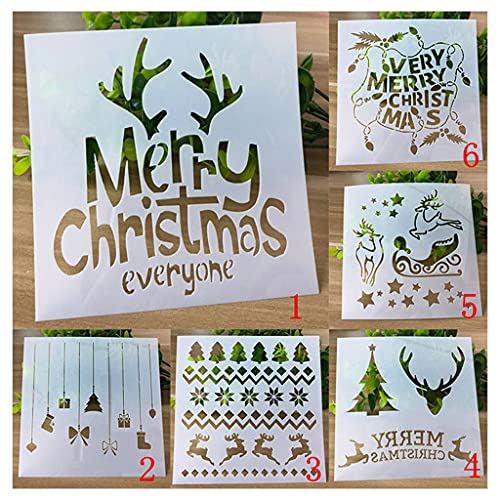 ZYKEJJDDAK Kuchenformen, Weihnachts-Backvorlagen für Kuchen, Seitenbackschablone, Fondant ZYKEJJDDAK Kuchenformen, Weihnachts-Backvorlagen für Kuchen, Seitenbackschablone, Fondant von ZYKEJJDDAK