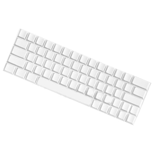 ZYKEJJDDAK Originalhöhe 64Key PBTS Blanks Keycaps Minimalisten Weiße PBTS Materialien Für Mechanische Keyboard Enthusiasten von ZYKEJJDDAK