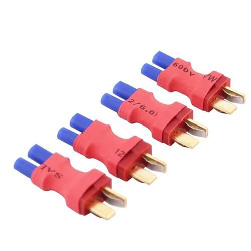 ZYKEJJDDAK Packung Von 4 Drahtlosen Steckern EC2 EC2 Femal Female Adapter Stecker Stecker Elektronischer Komponentenverbindungsstecker von ZYKEJJDDAK