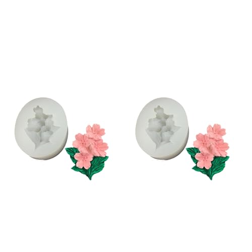 ZYKEJJDDAK Silikonform für Blumenstrauß, einfaches Entformen, Blumen-Silikonformen für die Herstellung von Kerzen, Seife von ZYKEJJDDAK