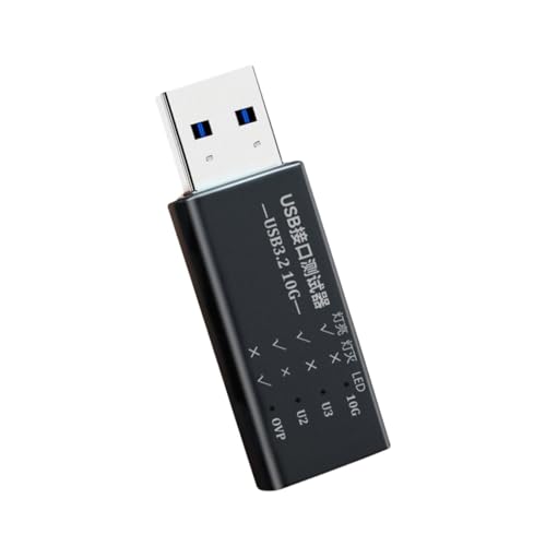 ZYKEJJDDAK USB C Zu USB 3.2 Interfaces Tester Mit Digitalem LED Bildschirm Zur Überwachung Der Ladegeschwindigkeit Und des Geräts von ZYKEJJDDAK