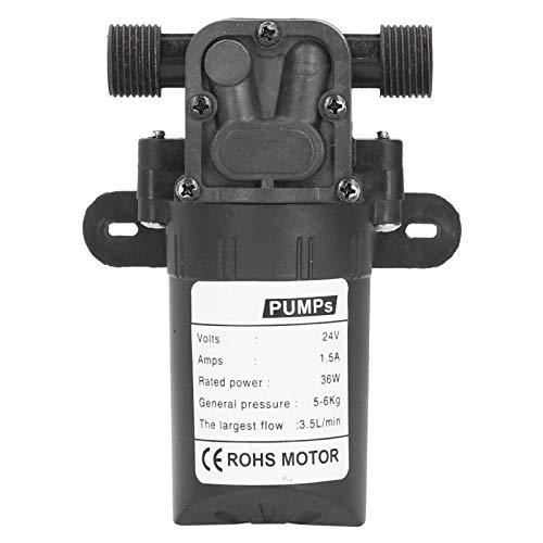 1/2 Inch Diaphragm Pump DC24V | 36W Automatic Priming Water Pump for Spray Paint/Ceramics | Sturdy with 3.5L / MIN Flow Rate von ZYLARUM
