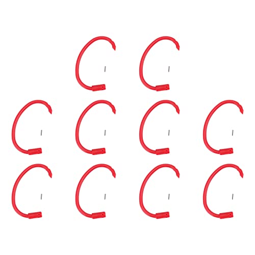 10 PCS Plastic Cow Nose Rings | Thickened & Conical Design for Large Cattle Breeding | Livestock Nose Traction Rings with Fixing Pin | Strong & Easy to Install von ZYLARUM